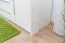 Kleiderschrank | 5 Drehtüren | 2 Schubladen | 7 Fächer | mit 3 Kleiderstangen | 232 cm breit | Farbe: Weiß Abbildung