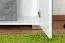 80 cm breiter Kleiderschrank mit 2 Türen | Farbe: Weiß Abbildung
