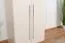 92 cm breiter Kleiderschrank mit 2 Türen | Farbe: Beige Abbildung