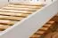 Bettrahmen für Kinder / Kinderbett 90 x 200 cm | Massivholz: Kiefer | Weiß Lackiert Abbildung