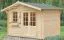 Gartenhaus PR12 - 34 mm Blockbohlenhaus, Grundfläche: 13,90 m², Satteldach