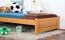 Kinderbett / Jugendbett Kiefer massiv Vollholz Erlefarben 78, inkl. Lattenrost - 100 x 200 cm