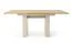 Esstisch | ABS-Kantenschutz | 75,3 x 90 x 140 - 185 cm | eckig | ausziehbar | ABS-Kantenschutz | Farbe: Eiche / Kaschmir | Tamino 06 | Beine: Kaschmir
