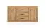 Moderne Kommode / Sideboard Athens 04 | 3 Schubladen | Farbe: Eiche Evoke | Maße: 160 x 40 x 85 cm | 2 Türen | Griffe: Kunststoff | Soft-Close