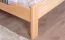Doppelbett "Easy Premium Line" K4 in Überlänge, 160 x 220 cm Buche Vollholz massiv Natur