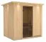 Sauna Giorgia 06, 68 mm Wandstärke - 210 x 165 x 202 cm (B x T x H)