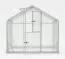 Gewächshaus - Glashaus Radicchio L12, Wände: 4 mm gehärtetes Glas, Dach: 6 mm HKP mehrwandig, Grundfläche: 12,50 m² - Abmessungen: 570 x 220 cm (L x B)