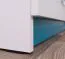 Jugendzimmer Kinderzimmer Set C Frank, 6-teilig, Farbe: Weiß / Blau