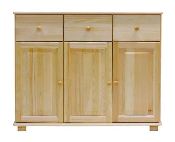 Kommode Massivholz 043 - Abmessung 100 x 118 x 47 cm (H x B x T)