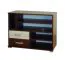 TV-Unterschrank Cikupa 19, Farbe: Nuss / Ulme - Abmessungen: 72 x 90 x 43 cm (H x B x T)
