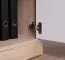 Kinderzimmer - Schreibtisch Fabian 11, Farbe: Eiche Hellbraun / Weiß - 120 x 150 x 50 cm (H x B x T)