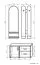 Garderobe Paseh 05, Farbe: Erle - Abmessungen: 200 x 80 x 38 cm (H x B x T)