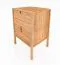 Nachtkommode Wellsford 07 Wildeiche massiv geölt - Abmessungen: 69 x 60 x 36 cm (H x B x T)