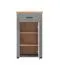 Garderobe - Set D Banat, 5-teilig, ABS-Kantenschutz, ein Garderobenschrank mit Spiegel, eine Kommode, ein Spiegel, ein Schuhschrank, eine Garderobe mit vier Haken