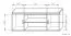 TV-Unterschrank Pamulang 07, Farbe: Sonoma Eiche - Abmessungen: 47 x 120 x 49 cm (H x B x T)
