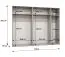 Kleiderschrank mit zwei Spiegeltüren Korab 90, Farbe: Eiche Artisan, drei Kleiderstangen, 2,5 Meter breit, Soft-Close-Funktion, drei Fächer, Griffe: Kaschmir