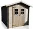 Gartenhaus 2,28 x 2,26 Meter (inkl. Dach) | Naturbelassen | Satteldach Abbildung