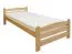 Doppelbett / Gästebett Buche massiv Vollholz natur 118, inkl. Lattenrost - Abmessung 160 x 200 cm