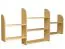 Hängeregal / Wandregal Kiefer massiv Vollholz natur 021 - Abmessung 75 x 150 x 20 cm (H x B x T)