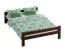 Neutrales Jugendbett Llorts 19, Kiefer Vollholz massiv, Farbe: Walnuss - Liegefläche: 160 x 200 cm (B x L)