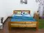 Kinderbett / Jugendbett Kiefer Vollholz massiv Eichefarben A6, inkl. Lattenrost - Abmessung 140 x 200 cm