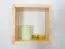 Hängeregal / Wandregal Kiefer massiv Vollholz natur Junco 283B - 25 x 25 x 12 cm (H x B x T)