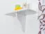 Wandregal weiss 40 breit