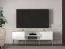 Modernes Wohnzimmer Komplett - Set A Breckenridge, mit Soft-Close Funktion, 3-teilig, Farbe: Weiß, Griffe & Beine: Gold, aus hochwertigen Material