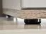 Elegante Kommode Bjordal 44, Farbe: Eiche Wellington / Grau - Abmessungen: 77 x 120 x 40 cm (H x B x T), mit LED-Beleuchtung