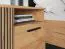 Schlafzimmer Komplett - Set B Dagali, 6-teilig, Farbe: Eiche / Schwarz, aus hochwertigen Materialien, ABS-Kantenschutz