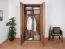 Moderner Kleiderschrank mit Soft Close System Fazenda 01, Oberfläche geölt / gewachst, Dunkelbraun, Eiche teilmassiv, Maße: 222 x 104 x 61 cm