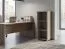 Regal Cianjur 10, Farbe: Eiche / Weiß - Abmessungen: 108 x 45 x 40 cm (H x B x T)