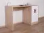 Kinderzimmer - Schreibtisch Fabian 10, Farbe: Eiche Hellbraun / Weiß / Rosa - 78 x 120 x 50 cm (H x B x T)