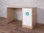 Kinderzimmer - Schreibtisch Fabian 10, Farbe: Eiche Hellbraun / Weiß / Blau - 78 x 120 x 50 cm (H x B x T)