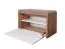 Garderoben Komplett - Set I Gataivai, 5-teilig, Farbe: Beige Hochglanz / Walnuss