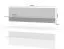 Hängeregal / Wandregal Vaitele 23, Farbe: Anthrazit Hochglanz / Walnuss - 35 x 90 x 21 cm (H x B x T)