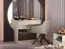 Schminktisch Petkula 08, Farbe: Beige hell - Abmessungen: 78 x 92 x 40 cm (H x B x T), mit 1 Schublade