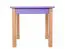 Kindertisch Laurenz Buche Vollholz massiv natur / lila - Abmessungen: 47 x 50 x 50 cm (H x B x T)