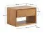 Nachtkommode Amru 07 mit 1 Schublade, Soft Closing System, 35 x 50 x 35 cm, 1 offenes Fach, in Eiche geölt, Massivholz, push to open, stilvoll