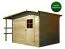 Gartenhaus 2,33 x 3,3 Meter (inkl. Dach) | Naturbelassen | Schleppdach Abbildung