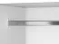 90 cm breiter Kleiderschrank mit 2 Türen | Farbe: Weiß Abbildung