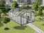 Gewächshaus - Glashaus Radicchio XL15, Wände: 4 mm gehärtetes Glas, Dach: 6 mm HKP mehrwandig, Grundfläche: 14,5 m² - Abmessungen: 500 x 290 cm (L x B)