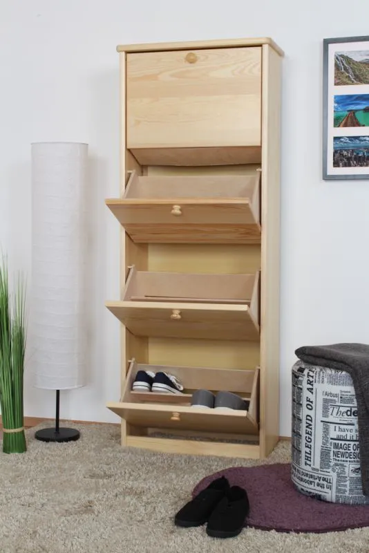 Schuhschrank Kiefer natur