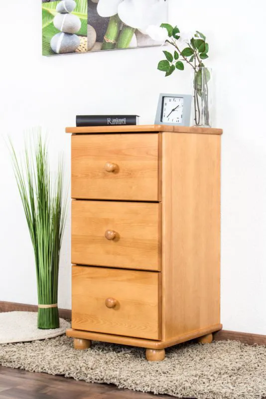 Kommode Kiefer massiv Vollholz Erlefarben Junco 150 – 78 x 40 x 42 cm (H x B x T)