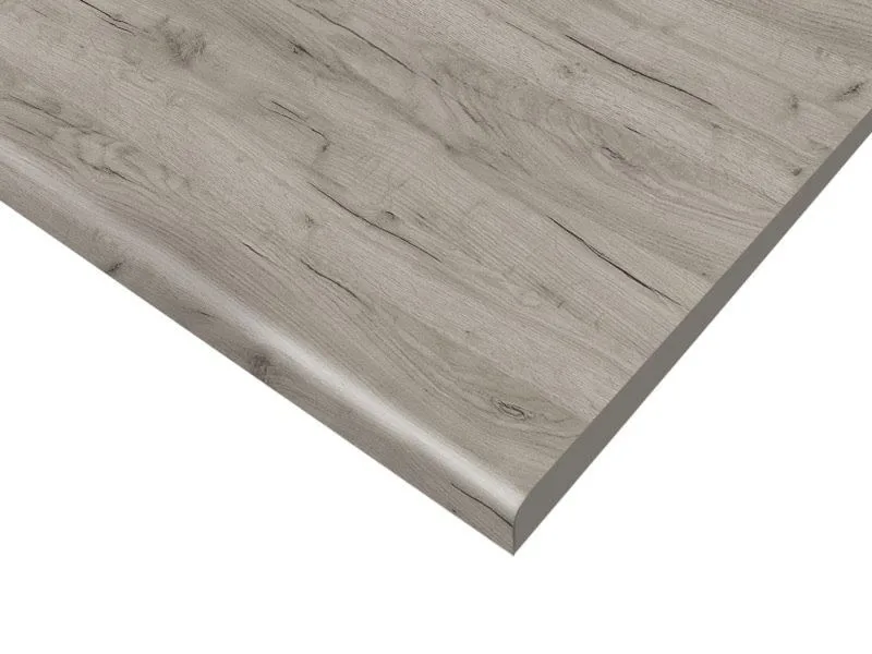 Arbeitsplatte für Küchenzeile / Küchenblock Pici, Farbe: Eiche Grau, Maße: 2,8 x 120 x 60 cm