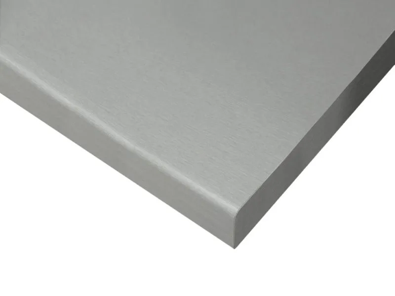 Arbeitsplatte für Küchenzeile / Küchenblock Kolubara, Farbe: Platina, Maße: 2,8 x 80 x 60 cm