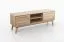 Wohnzimmer - Set A Engordany | 3-teilig | Farbe: Buche | Buche Vollholz massiv | lackiert | 1 Kommode | 1 TV-Schrank | 1 Vitrine