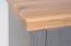 Wohnzimmer - Set D Lotofaga, 3-teilig, Farbe: Grau / Walnuss