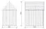 Steiner Shopping Gartenhütte mit Satteldach | Dreieckfenster | Grau-Braun | Grundfläche: 4,50 m² | Skandinavischer Style | Außenmaße: 162,4 x 207,7 cm | Malmö 20