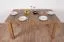 Esstisch ausziehbar Selun 14, Farbe: Eiche Dunkelbraun - 160 - 203 x 90 cm (B x T)